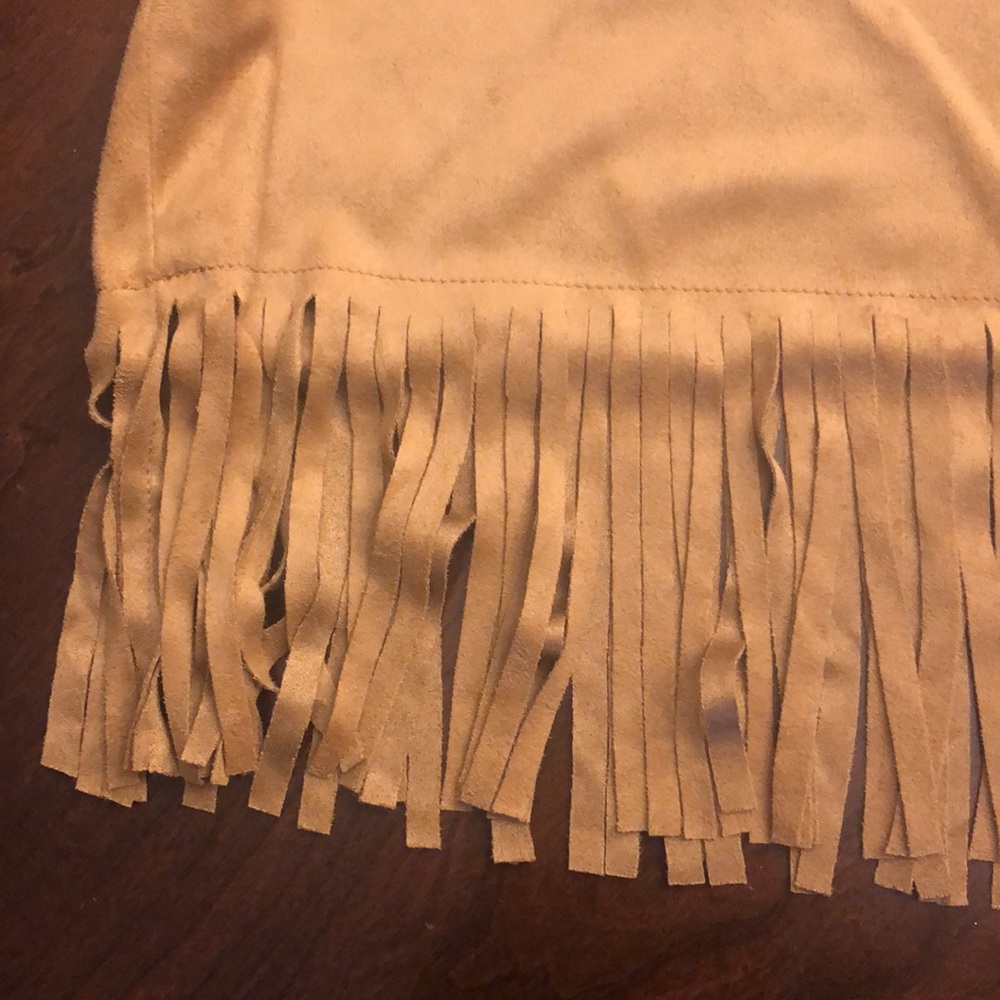 Vintage Faux Suede Swim Coverup by Newport News - Picture 4 of 13